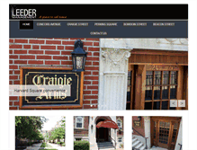 Tablet Screenshot of leedermanagement.com